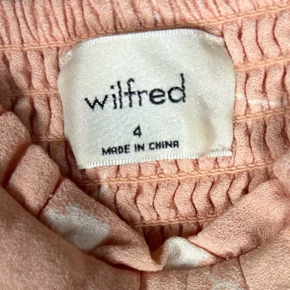 Aritzia Dress Womens 4 Wilfred Fable Floral Dainty Feminine Cottagecore Coquette - Picture 7 of 13